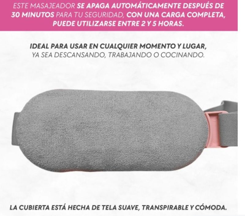 Comprar Cinturon Termico Portatil Para Colicos en Electroshopy - Ángulo 2